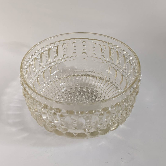Vintage Art Deco Bubble Glass Ceiling Light Cover, Vintage Hobnail Light Fixture - Picture 5 of 10